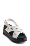 KARL LAGERFELD TILDA PLATFORM WEDGE SANDAL