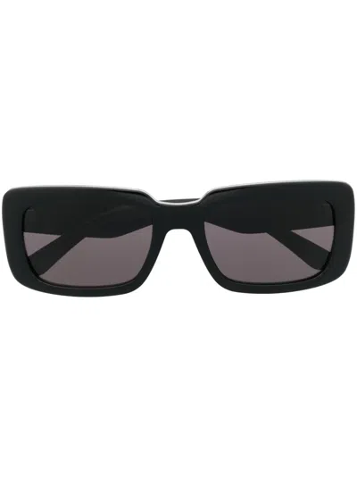Karl Lagerfeld Tinted Square-frame Sunglasses In Black