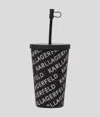 Karl Lagerfeld To-go-becher Mit Strassverziertem Logo In Black