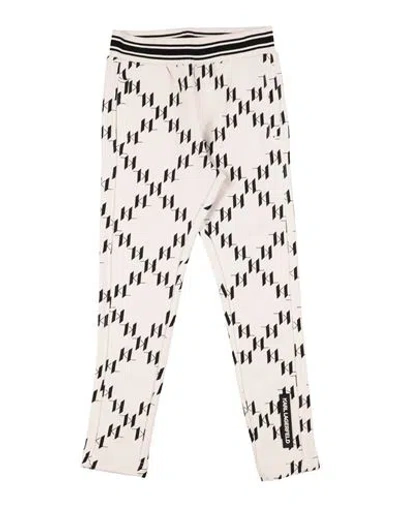Karl Lagerfeld Babies'  Toddler Boy Pants White Size 6 Cotton, Elastane In Neutral