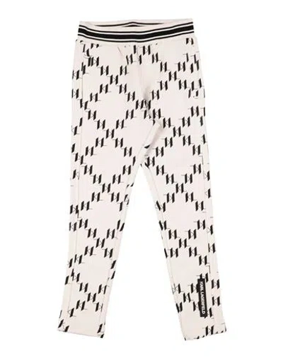 Karl Lagerfeld Babies'  Toddler Boy Pants White Size 6 Cotton, Elastane