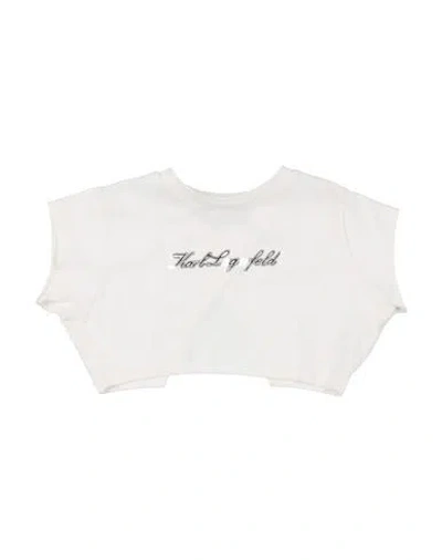 Karl Lagerfeld Babies'  Toddler Girl T-shirt Ivory Size 6 Cotton In White