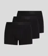 Karl Lagerfeld Tonal Karl Logo Trunks – 3-pack