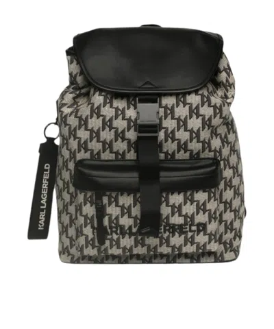 Karl Lagerfeld Top Handle Backpack In Black