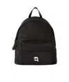 Karl Lagerfeld Top Handle Backpack In Black