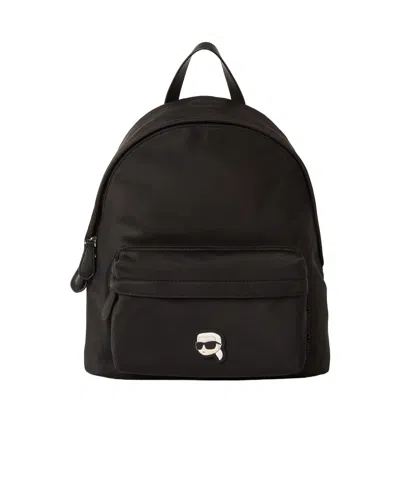 Karl Lagerfeld Top Handle Backpack In Black