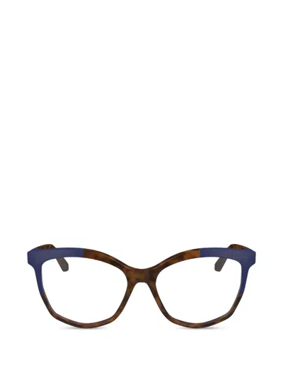 Karl Lagerfeld Tortoiseshell-effect Cat-eye Glasses In Brown