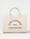 Karl Lagerfeld Tote Bags  Woman Color Beige