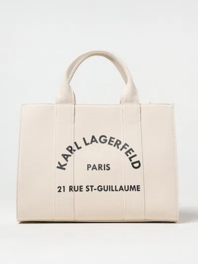 Karl Lagerfeld Tote Bags  Woman Color Beige