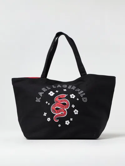 Karl Lagerfeld Tote Bags  Woman Color Black