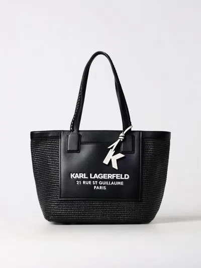 Karl Lagerfeld Tote Bags  Woman Color Black