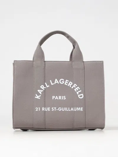 Karl Lagerfeld Tote Bags  Woman Color Grey In Grey