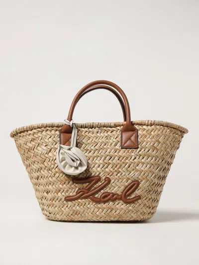 Karl Lagerfeld Tote Bags  Woman Color Natural