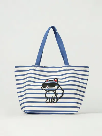 Karl Lagerfeld Tote Bags  Woman Color White