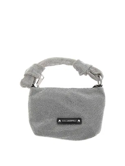Karl Lagerfeld Tote In Silver