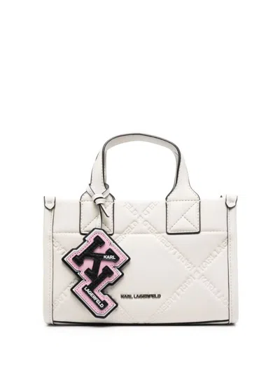 Karl Lagerfeld Totes In White