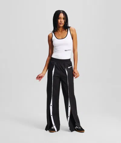 Karl Lagerfeld Track Pants In Black