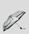 Karl Lagerfeld Transparenter Regenschirm Mit Logo In Transparent
