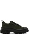 Karl Lagerfeld Trekka Lace-up Lug-sole Sneakers In Green