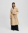 Karl Lagerfeld Cotton-blend Trench Coat