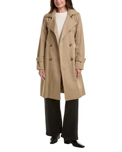 Karl Lagerfeld Trench Coat In Brown