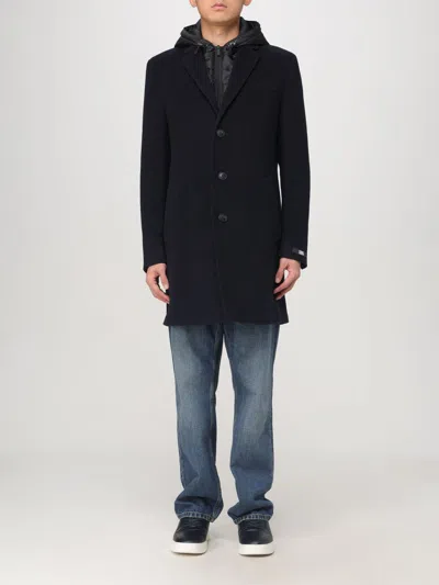 Karl Lagerfeld Trench Coat  Men Color Blue In Blau
