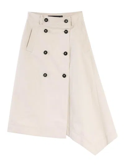 KARL LAGERFELD GABARDINA - MARRÓN TOPO