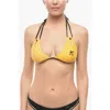 Karl Lagerfeld Triangle Bikini Top With Cut Out Details
