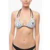 Karl Lagerfeld Triangle Bikini Top With Cut Out Details
