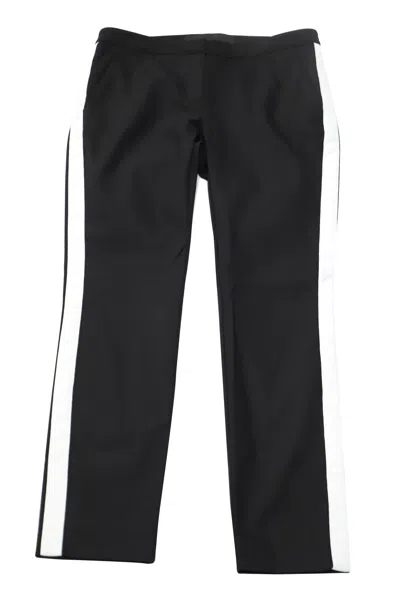 Karl Lagerfeld Trousers With Side Stripe In Black Cotton