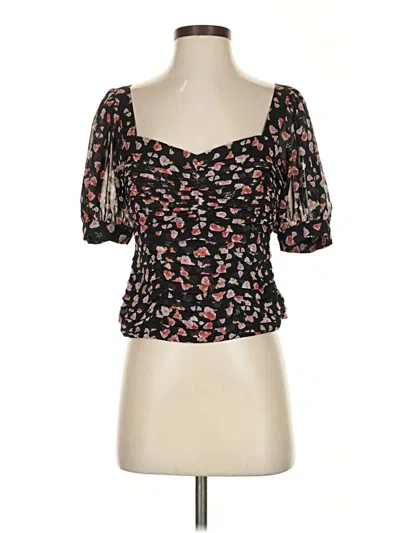 Pre-owned Karl Lagerfeld Tube Top Black Sweetheart Neckline Tops