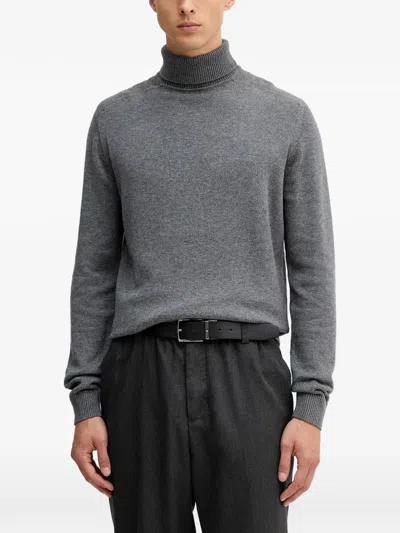Karl Lagerfeld Turtleneck Sweater In Gray