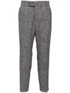Karl Lagerfeld Tweed Trousers In Black