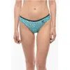 Karl Lagerfeld Two-tone Dots Bikini Bottom With Contrasting Trimmings