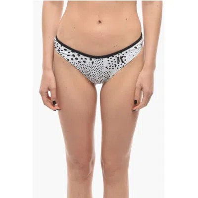 Karl Lagerfeld Two-tone Dots Bottom Women's Bikini