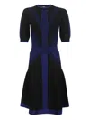 Karl Lagerfeld Knitted Dress In 黑色