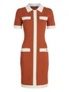 Karl Lagerfeld Zweifarbiges Minikleid