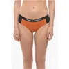 Karl Lagerfeld Two-tone Sport Bikini Bottom With Logoed Elastic Band On The