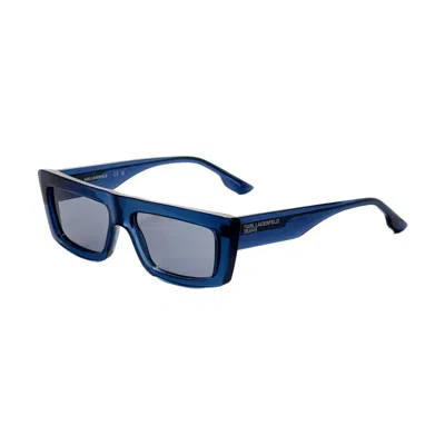 Karl Lagerfeld Unisex 56mm Electric Blue Sunglasses Klj6147s-432