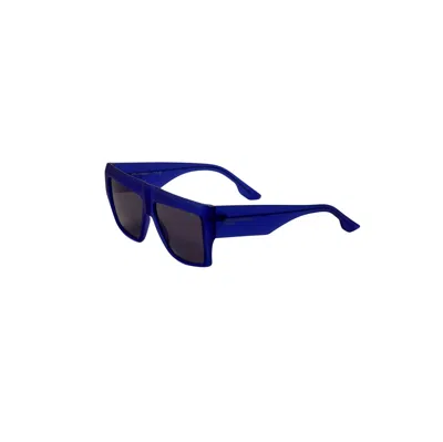 Karl Lagerfeld Unisex 57mm Blue Sunglasses In Multi