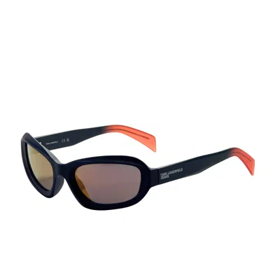 Karl Lagerfeld Unisex 57mm Petrol Sunglasses In Multi