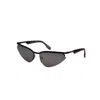 Karl Lagerfeld Unisex 61mm Black Sunglasses Kl352s-001