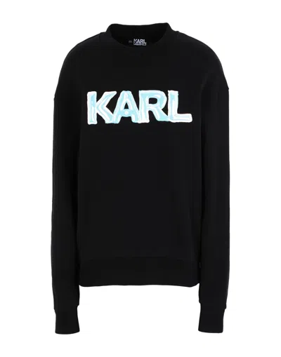 Karl Lagerfeld Sweatshirts In Black