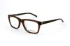 Karl Lagerfeld Unisex Chestnut 52mm Opticals In Black
