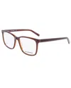 Karl Lagerfeld Unisex Kl885 54mm Optical Frames In Brown
