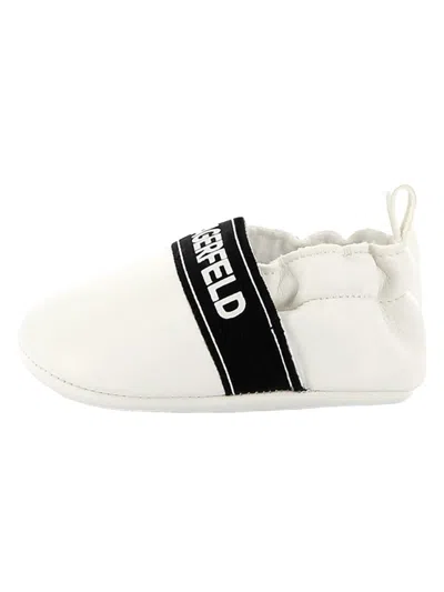 Karl Lagerfeld Unisex Mini Sneakers For Kids In White