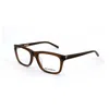 Karl Lagerfeld Unisex Chestnut 52mm Opticals In Brown