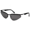 Karl Lagerfeld Unisex 61mm Black Sunglasses Kl352s-001