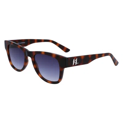 Karl Lagerfeld Unisex Sunglasses  Kl6088s-240  51 Mm Gbby2 In Brown