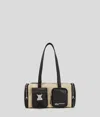 Karl Lagerfeld Utility Canvas Shoulder Bag